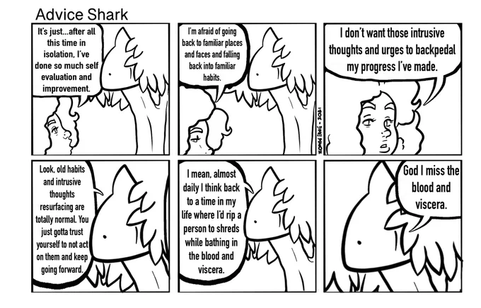 Advice Shark: Intrusive Thoughts 