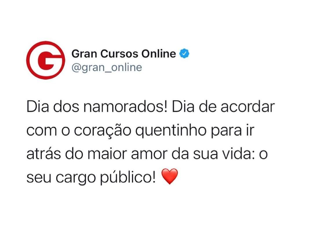 Errado não tá!
<a href="/grancursos/">Gran Cursos</a> <a href="/EstratConcursos/">Estratégia Concursos</a> @AlfaConCP <a href="/degraucultural/">Degrau Cultural • Concursos Públicos</a> <a href="/direcaoconcurso/">Direção Concursos</a> <a href="/Focusconcursos/">Focus Concursos</a>