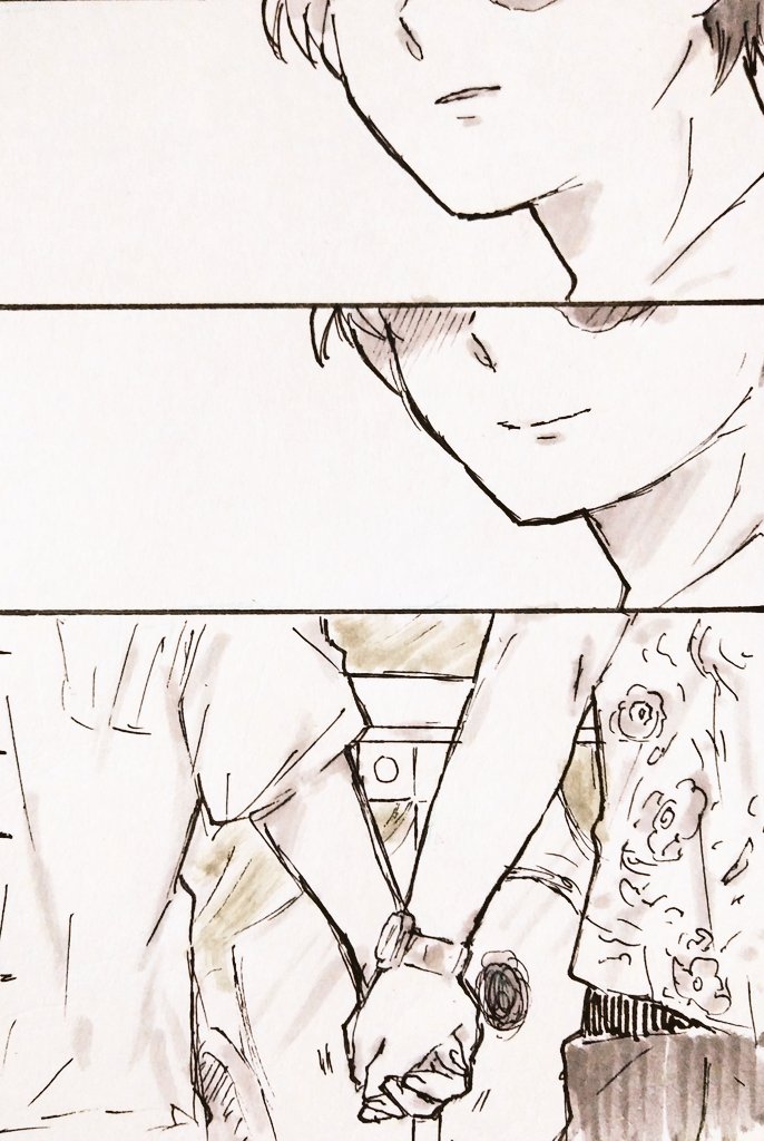 #爆轟版深夜の真剣60分一本勝負
お題:少しの勇気/一線を越えたなら

30分オーバー失礼します🙇

両片想い💥🍰(公式絵ネタ)
おもっくそネタ被っててごめんなさい、一部背景(?)有 
