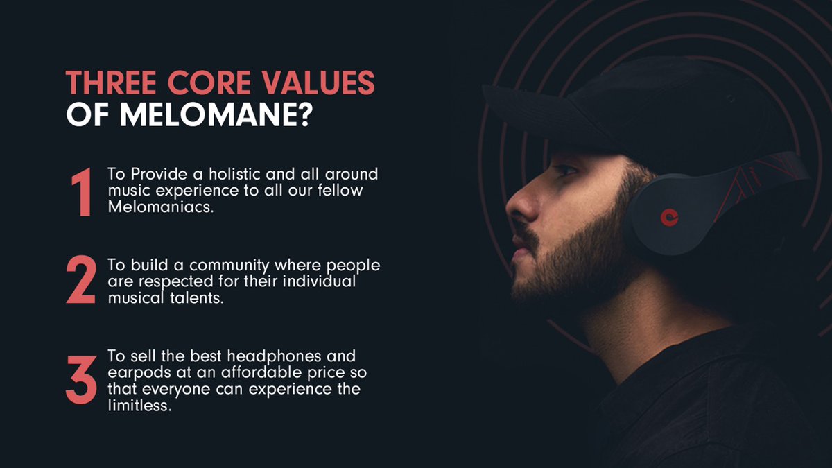 MelomaneAudio's tweet photo. Keeping up with our trend of answering your questions, we are back again with some answers direct from Creator’s Desk. And it’s time to talk about the core values that run #Melomane and keep us motivated to push our limits for you.
#melomane #experiencethelimitless https://t.co/FlfMQMtDk4