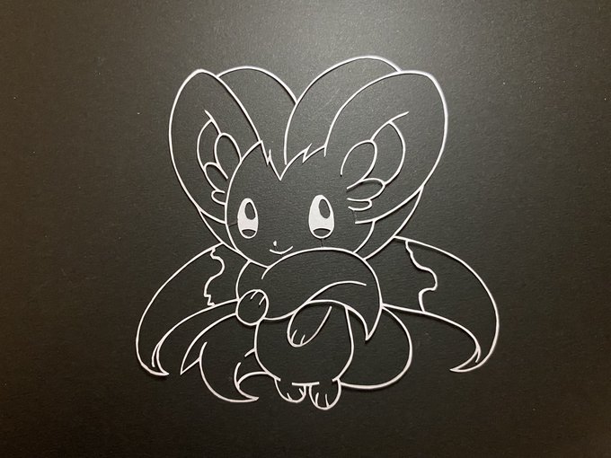 ポケモン切り絵のtwitterイラスト検索結果