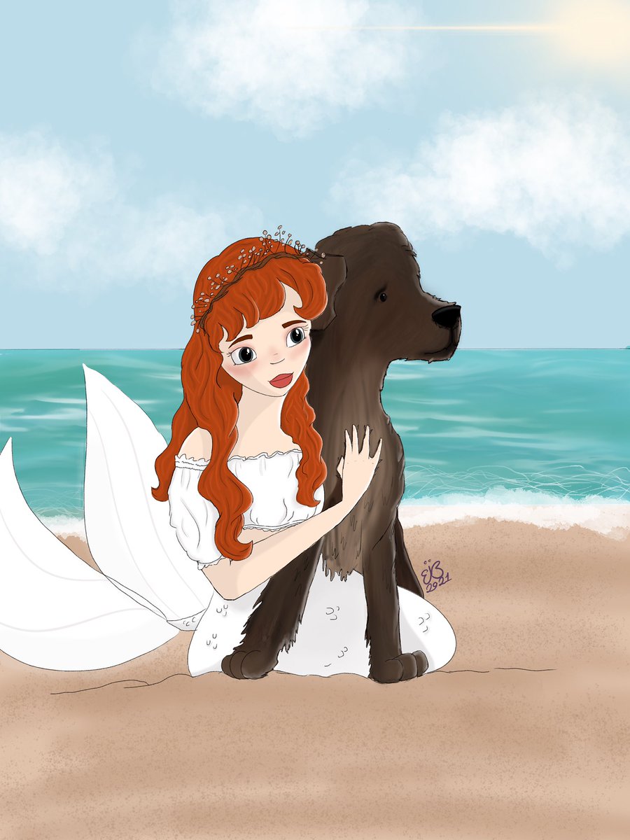MermiMims03_art's tweet photo. Inspired by this beautiful redhead and her handsome hound!! @aclotheshorse (on Instagram)
#digitalart #ipadpro #procreate #art #beautifulginger #gingerlife #hounddog #mermaid #beach #ocean #water #clouds #sun #dog https://t.co/Me5G4gS7Ql