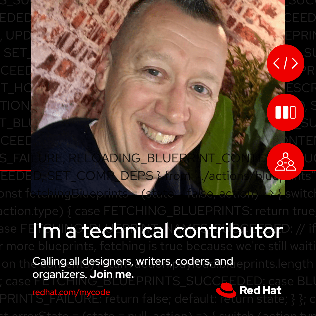 ericschabell's tweet image. I believe that everyone should see themselves in tech. Join the community and share why your #CodeIsOpen. #RHSummit redhat.com/mycode