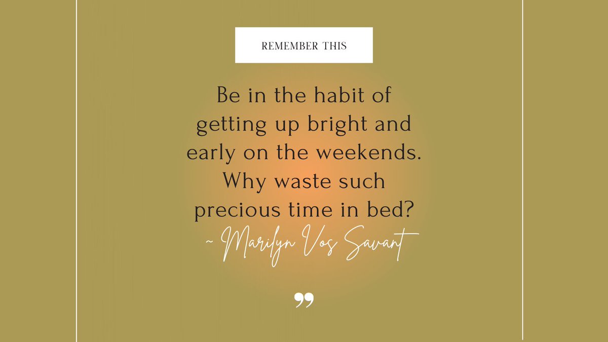 Celebxperts's tweet photo. Waking up early on the weekends seems like a tough thing to do. After all, weekends are for leisure and relaxation.  While it is true, waking up early gives us more time to do the things we love. Moreover, maintaining the same schedule the whole week makes it easier to wake up. https://t.co/2QRpiqZgrJ