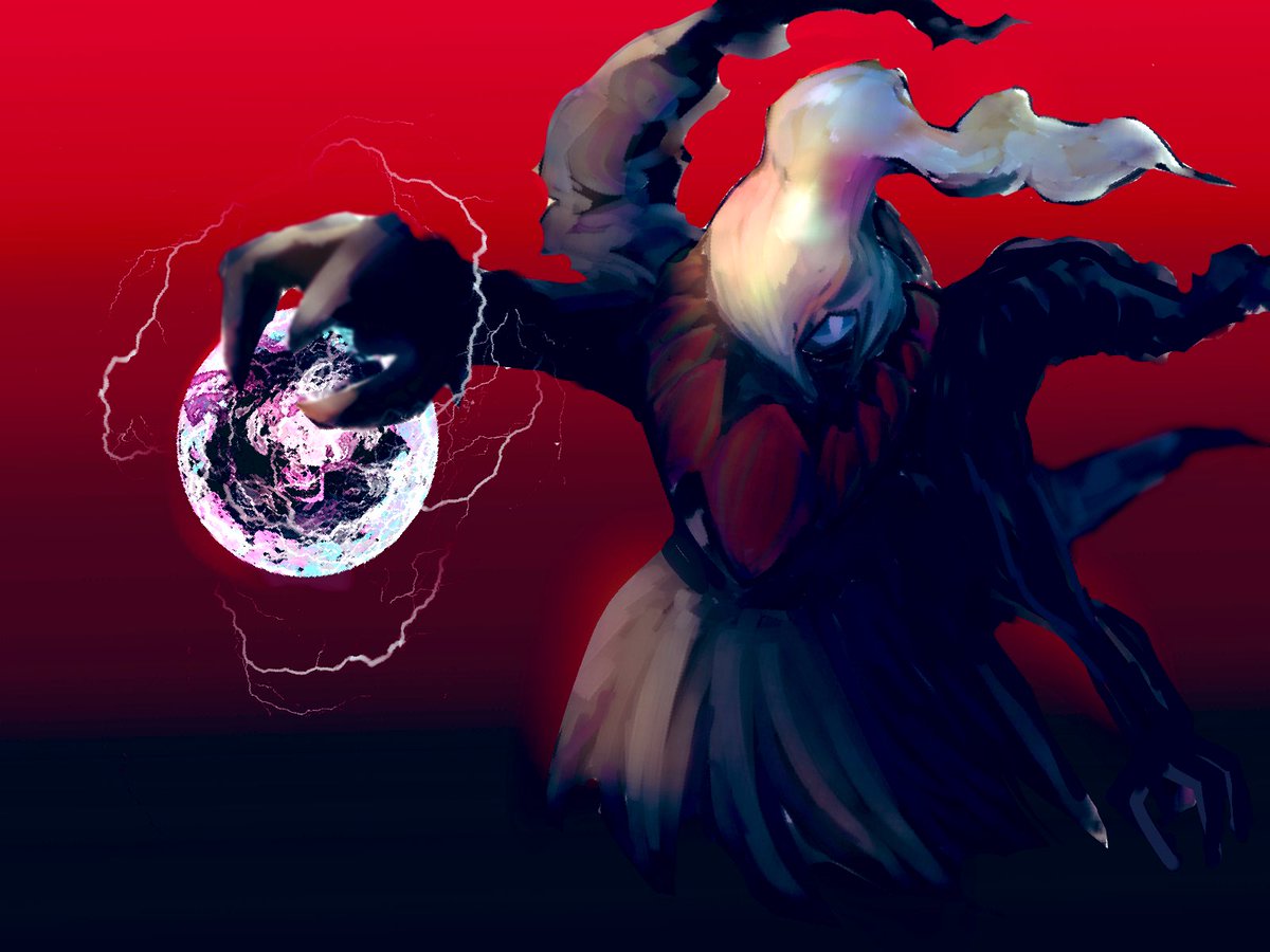 ダークライ イラスト