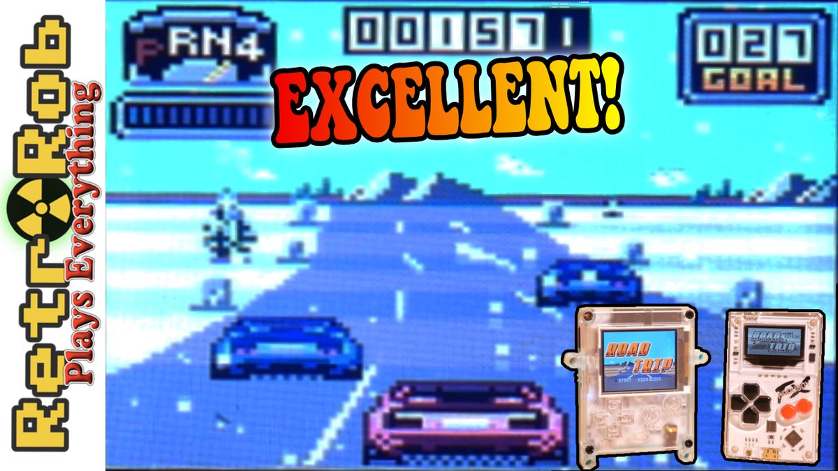 Road Trip: Awesome New Racing Game for Pokitto and Arduboy! youtu.be/tzix1aWlS7Q via <a href="/YouTube/">YouTube</a> #pokitto #gameplay #indiegame #arduboy