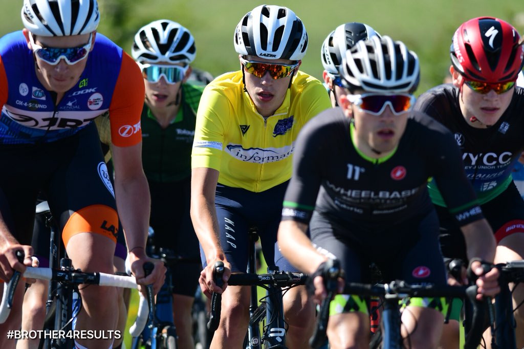 Day 1 - #JuniorTourofYorkshire #photos #memories Junior Men’s Road Race bell lap