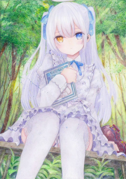 羽風 #女の子 #オリジナル #アナログ #色鉛筆 #透明水彩 
https://t.co/9OiacRrddw 
