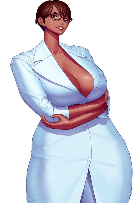 [R-18 NSFW]
メガネを描き足したら結構イイ感じになりました。 