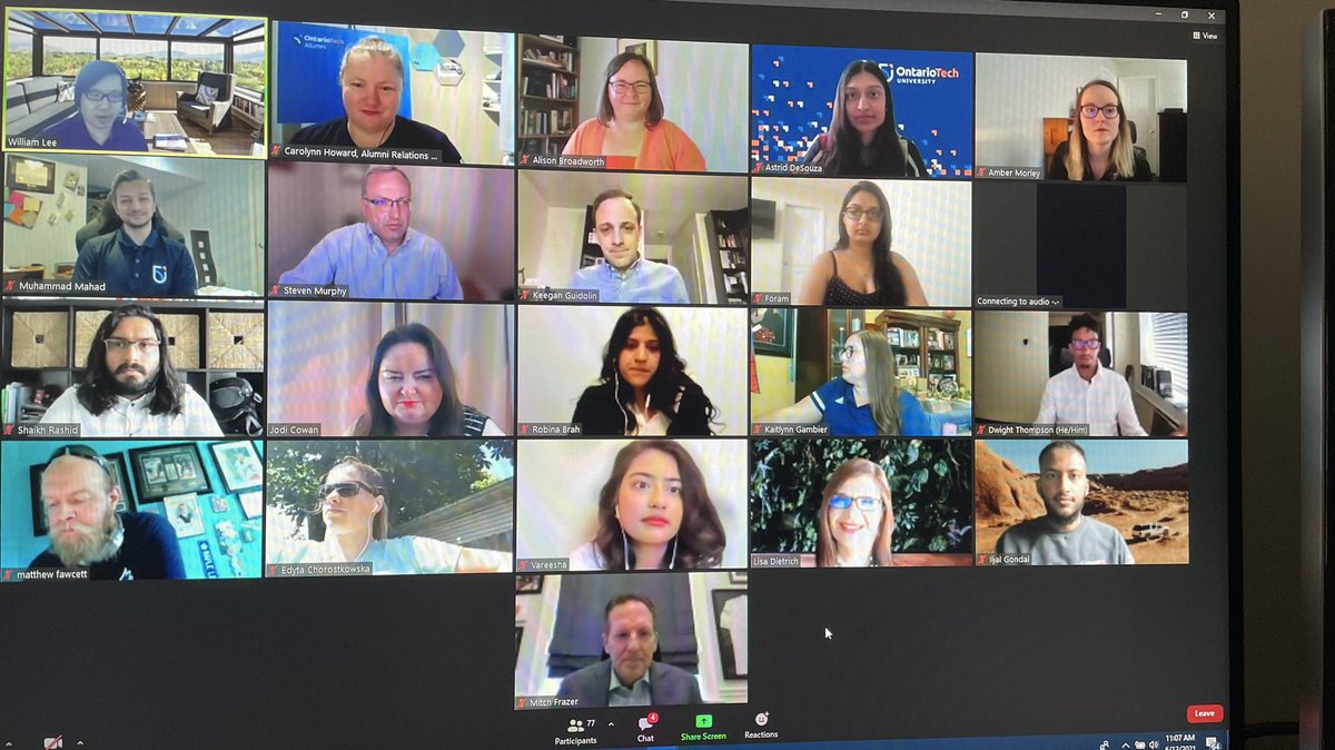 ontariotech_u's tweet photo. We’ve kicked of this year’s #OTAlumni Day and can’t wait to hear from @NaheedD shortly!

Are you online with us today? Share a selfie and your #OntarioTechGrad year with us! https://t.co/dtyFtkkKfB