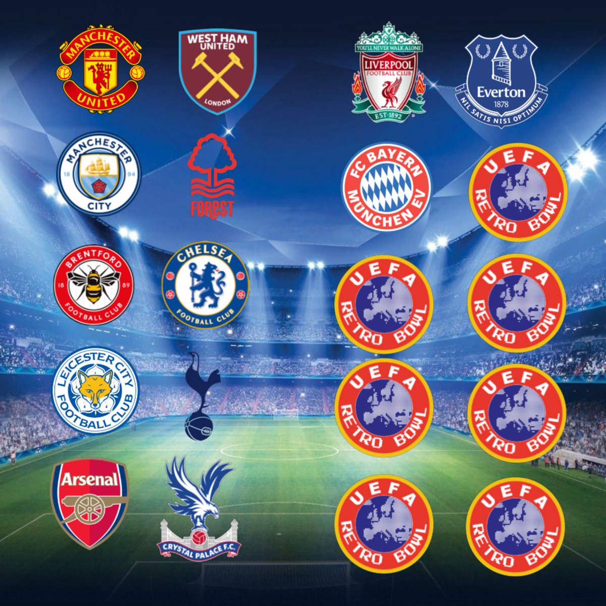 uefa_retro's tweet photo. Last change this weekend! Season 1 starts Monday the 14th! Grab a spot while you can! DM For more info! Don’t miss out on the biggest Football ⚽️ Retro Bowl League yet! .@retro_bowl https://t.co/g91c2ZUCYt