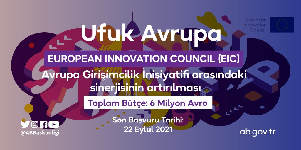 Avrupa coğrafyasındaki şirketlerin büyümesi destekleniyor, şirketler arası sinerji yaratılıyor.
Startup Europe girişimi altında Avrupa çapındaki şirketleri büyütmeyi ve startup ekosistemleri arasında sinerji yaratmayı hedefleyen yeni bir çağrı açıldı.<a href="/ABBaskanligi/">T.C. Dışişleri Bakanlığı Avrupa Birliği Başkanlığı</a> <a href="/UfukAvrupa_TR/">TÜBİTAK Ufuk Avrupa Programı</a>