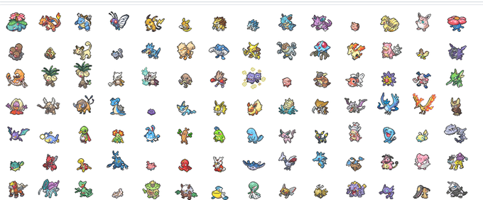 ポケモン一覧のtwitterイラスト検索結果