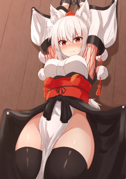 敵に捕まって大ピンチな椛ちゃん 