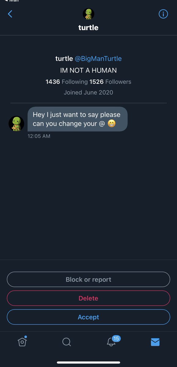 Absolutely never gonna fuckin happen.  Please take a long walk off a short pier. No ones Turtle but me 🖕🏼🤣