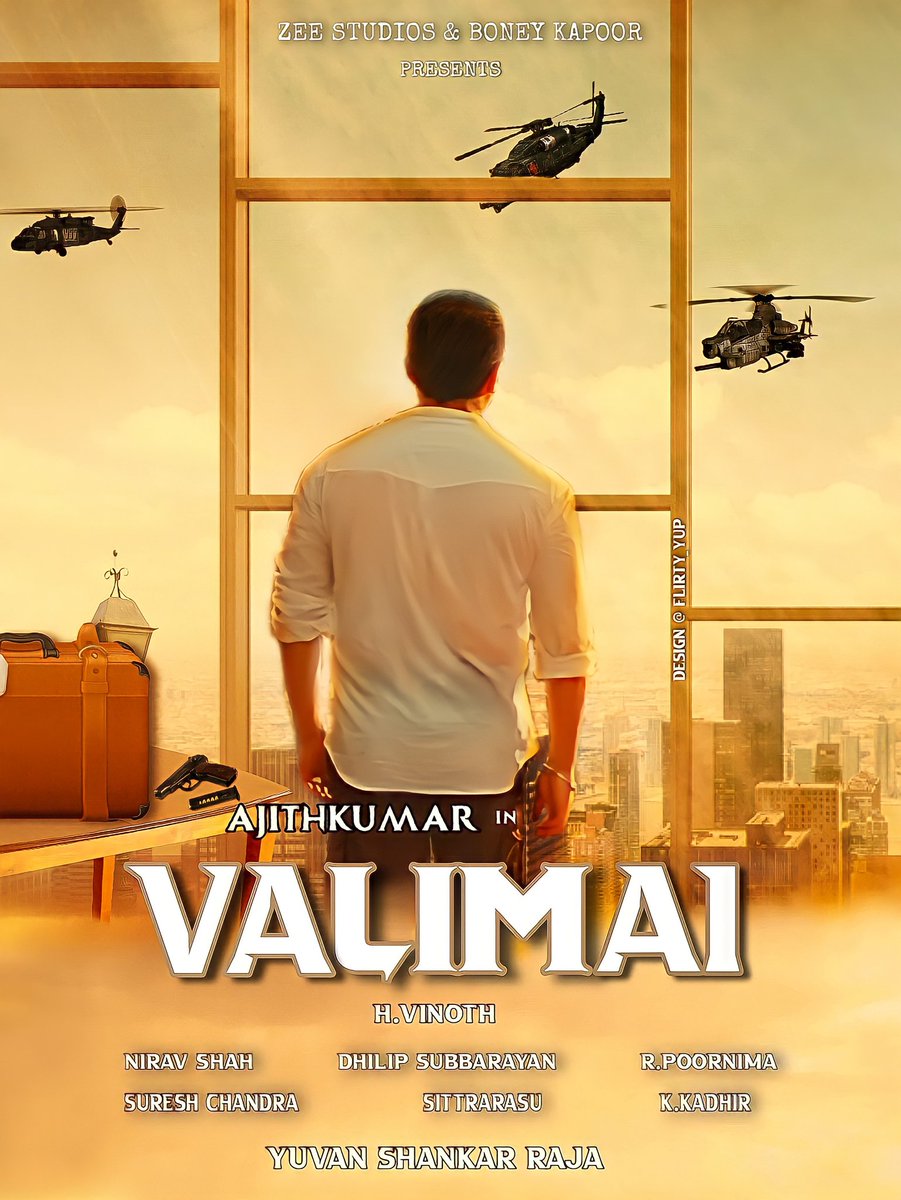 TGovindaraj_vkp's tweet photo. Fan Made 🔥🔥
#Valimai  #AjithKumar 
#ValimaiUpdate  @BoneyKapoor https://t.co/Kp7tN0Tero