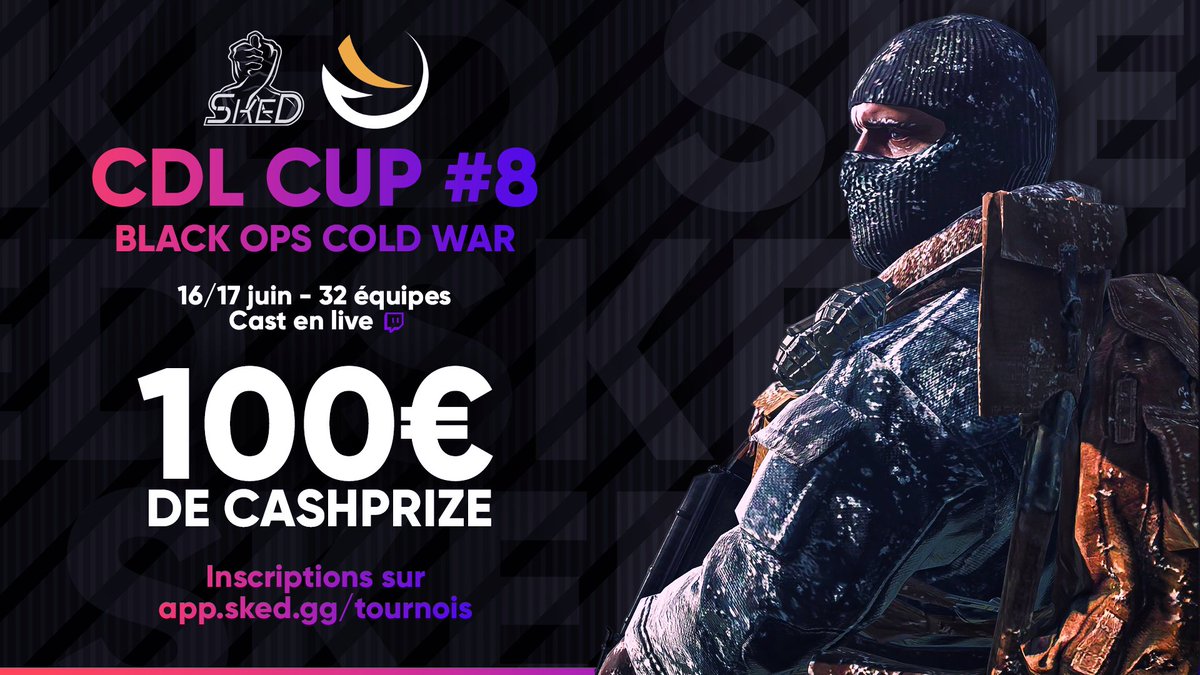 Sked_GG's tweet photo. 🚨Elle se rapproche ! #ColdWar x @FibraEsport 

🗓️Le 16 et 17 juin aura lieu la 8ème édition de la CDL CUP !
💰100€ de cashprize
📺L’incroyable @Majestic_Off au cast !

Insciptions ici▶️https://t.co/m3CFf1jrHk

RT si toi aussi t'es hype !🔥 https://t.co/Sod5wyvfyS