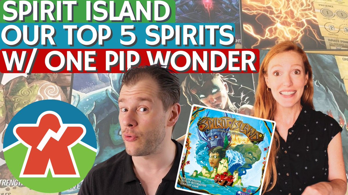 TheBrokenMeeple's tweet photo. Don't forget, if you're a Spirit Island fan or you just love Jona, then you should join us later at 7pm BST (90 min time!) where live on stream we'll talk about why we enjoy the game and also give our Top 5 Favourite Spirits to play! https://t.co/9SKo94l4uC