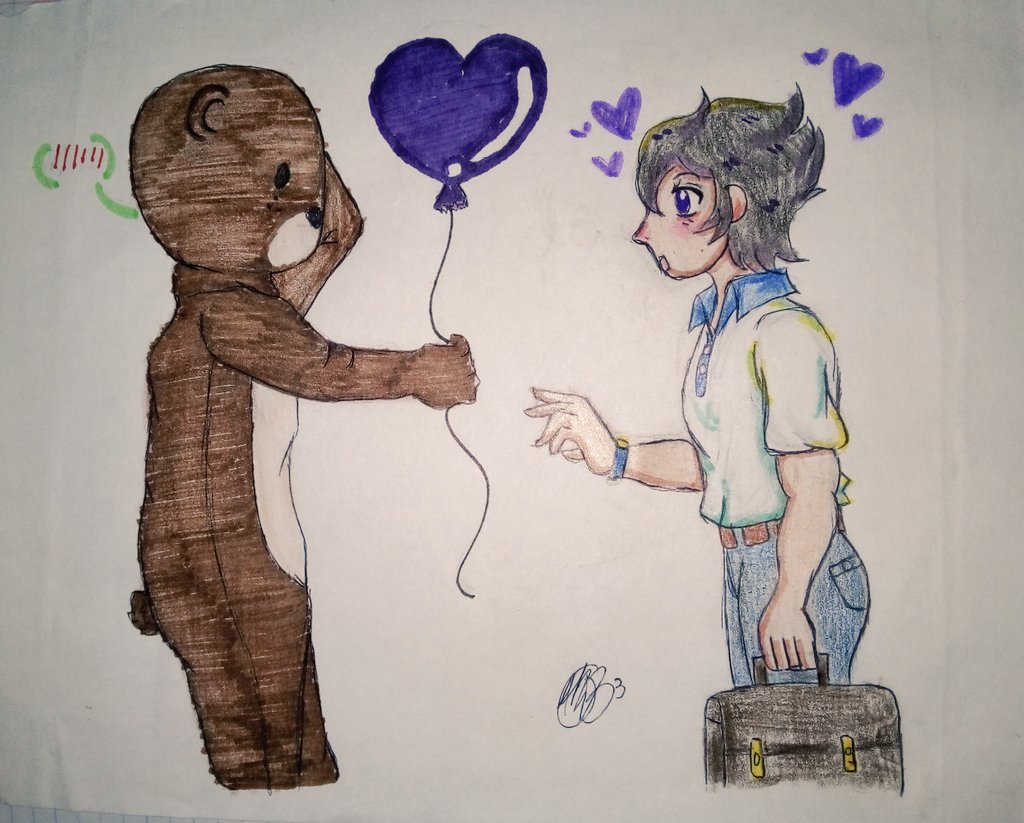 MendyB3ars's tweet photo. 🐺💜°○Botargas○°🐻💐
Rub le toco disfrazarse de oso para apoyar a su club de teatro , conociendo en el momento a Veg.

Veg le ocurre lo mismo y decide confesarse a Rub disfrazado de lobito UwU ✨
》#Rubegetta 
》#RubegettaAu https://t.co/xvDOVgkvV2