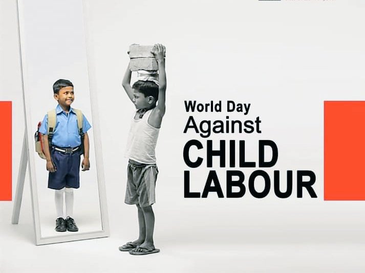WCD_NML's tweet photo. A child is meant to LEARN, not to EARN.
If you come across any Child Laboring, kindly report to 1098 (National Helpline Number). 

 #WorldDayAgainstChildLabour 

@TelanganaCMO 
@WCDTelangana
@Collector_NML https://t.co/sGxjXeqpb9