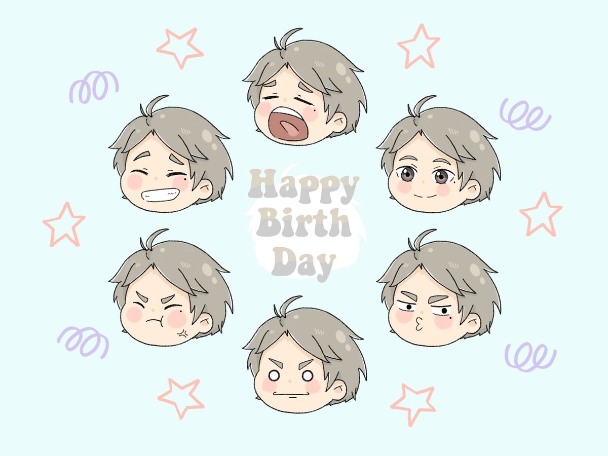 shanunmon's tweet image. ˚✧ ◡̈ ‧₊˚สุขสันต์วันเกิดสึกะวาระซังค่าาา~ ʕ•̫͡•ʕ•̫͡•ʔ•̫͡•ʔ
🎂誕生日おめでとう🎂

#菅原孝支生誕祭2021
#菅原孝支誕生祭2021