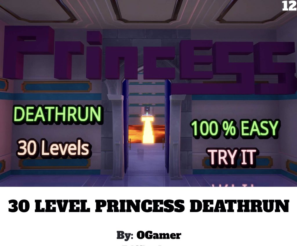 Creativenite_'s tweet photo. Feature Day 62.
LITTLE PRINCESS NEEDS HELP!
30 LEVEL PRiNCESS DEATHRUN
By OGamer
Mapcode: https://t.co/rCozQBf5hk
Find and share more Fortnite Creative map codes on https://t.co/A5O5Hqaxhf
#fortnite #FortniteCreative #fortnitebr #mapat #mabat #Fortniteleak #FortniteInvasion https://t.co/7KaEkmDEoI