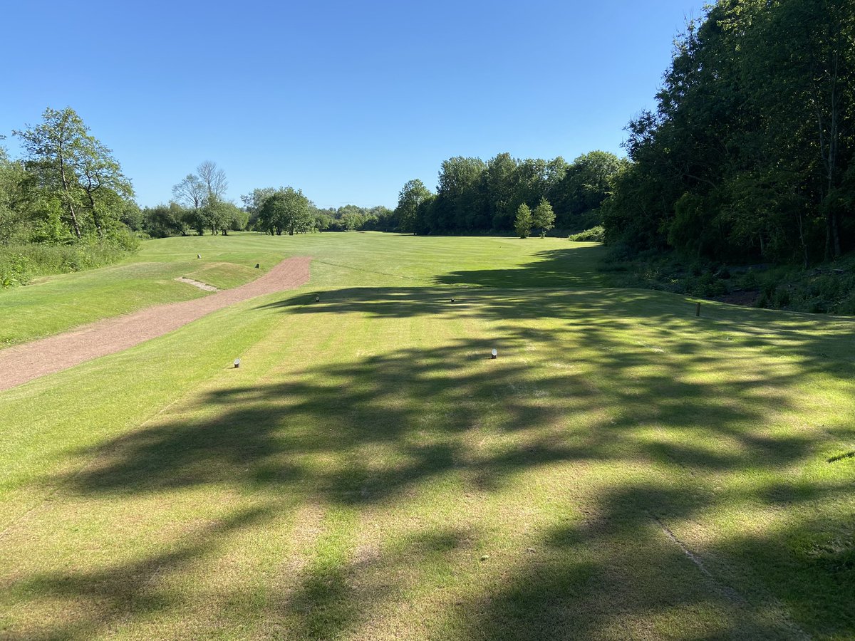 birchwoodgreens's tweet photo. After a light sanding the new 3rd tees are ready for the debut this Sunday @Birchwood1 a massive improvement on the original tees giving us better surfaces and a bigger surface area to use. #progress #keeponimproving https://t.co/sxynYzp44w