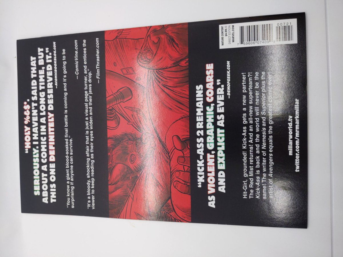 RummageCC's tweet photo. Kick Ass 2 #7 $8+ Shipping. Comment to Claim.

Come check out all of our #comicbooks, #videogames, &amp; #collectibles on our #eBaystore. Link in Bio. 

#igcomicfamily#igcomic#Igcomicbook#comicbook#iconcomics#kickass#geekresponsibly#millarworld#igcomicstore https://t.co/xIEViLfl80