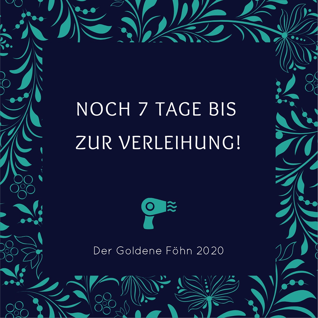 Heute in einer Woche ist die Katze schon aus dem Sack, wer wird wohl den Goldenen Föhn 2020 erhalten? 🌪️

Kommt vorbei! Kommenden Samstag, 19. Juni, ab 15 Uhr im Schlot in Berlin-Mitte. 💩