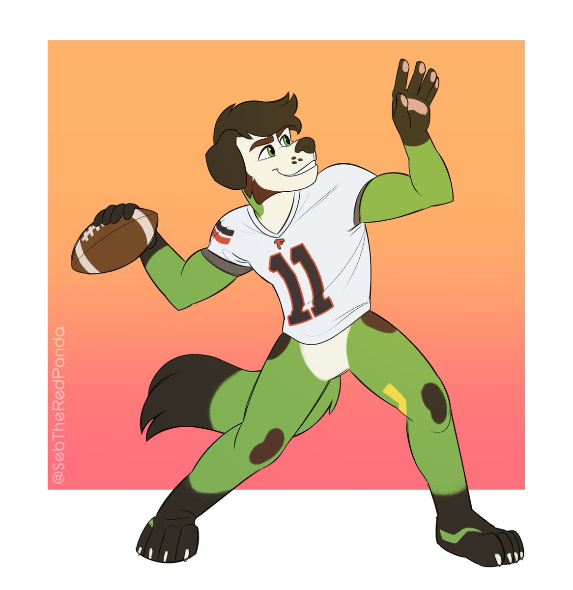 Here's a football commission I made for <a href="/blaineaussie/">Blaine</a> :D