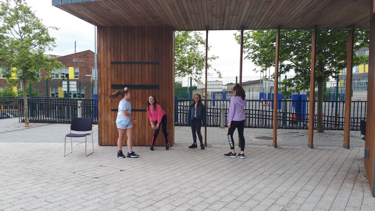 CreativeMonagh2's tweet photo. And its all drama drama drama at the Garage Theatre with a taster drama workshop with the marvellous Krista as part of our outdoor Cruinniú programme...phew we are blessed for good weather too #CruinniúnanÓg2021 #criunniu #CreativeIreland #creativemonaghan https://t.co/FGgCxHkQKO