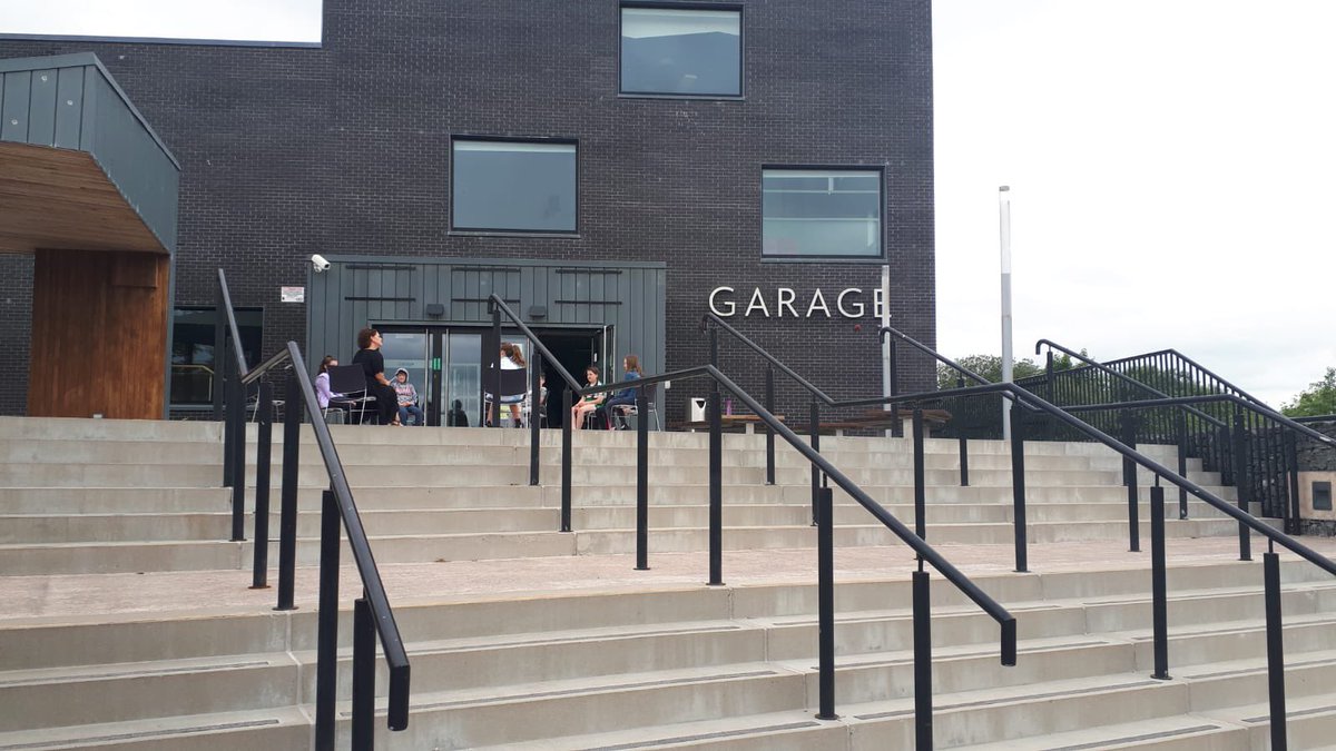 CreativeMonagh2's tweet photo. And its all drama drama drama at the Garage Theatre with a taster drama workshop with the marvellous Krista as part of our outdoor Cruinniú programme...phew we are blessed for good weather too #CruinniúnanÓg2021 #criunniu #CreativeIreland #creativemonaghan https://t.co/FGgCxHkQKO