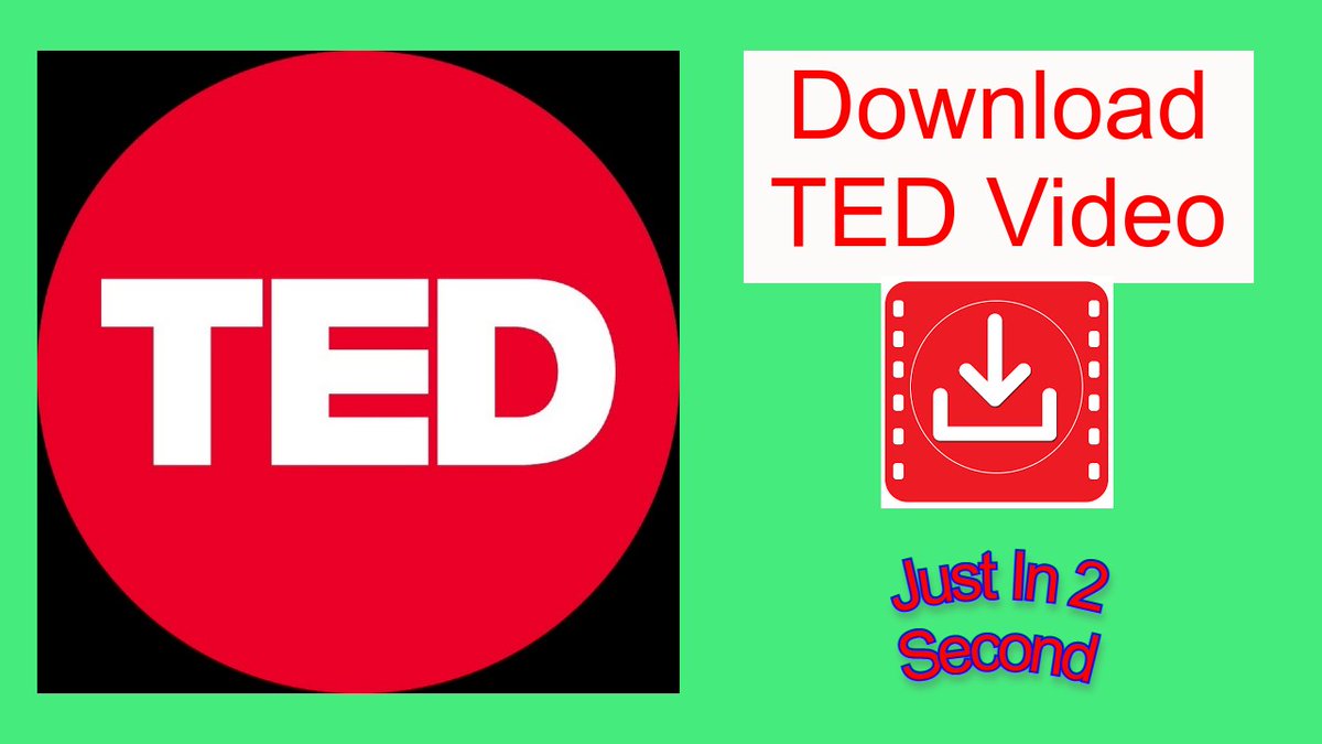 writeforreader's tweet photo. Want to Download TED Video Online?
https://t.co/Eg3pTaj37M
Just check out this free TED video downloader tools.
#tedvideodownloader
#ted 
#TEDTalk https://t.co/2H99dXIdcf