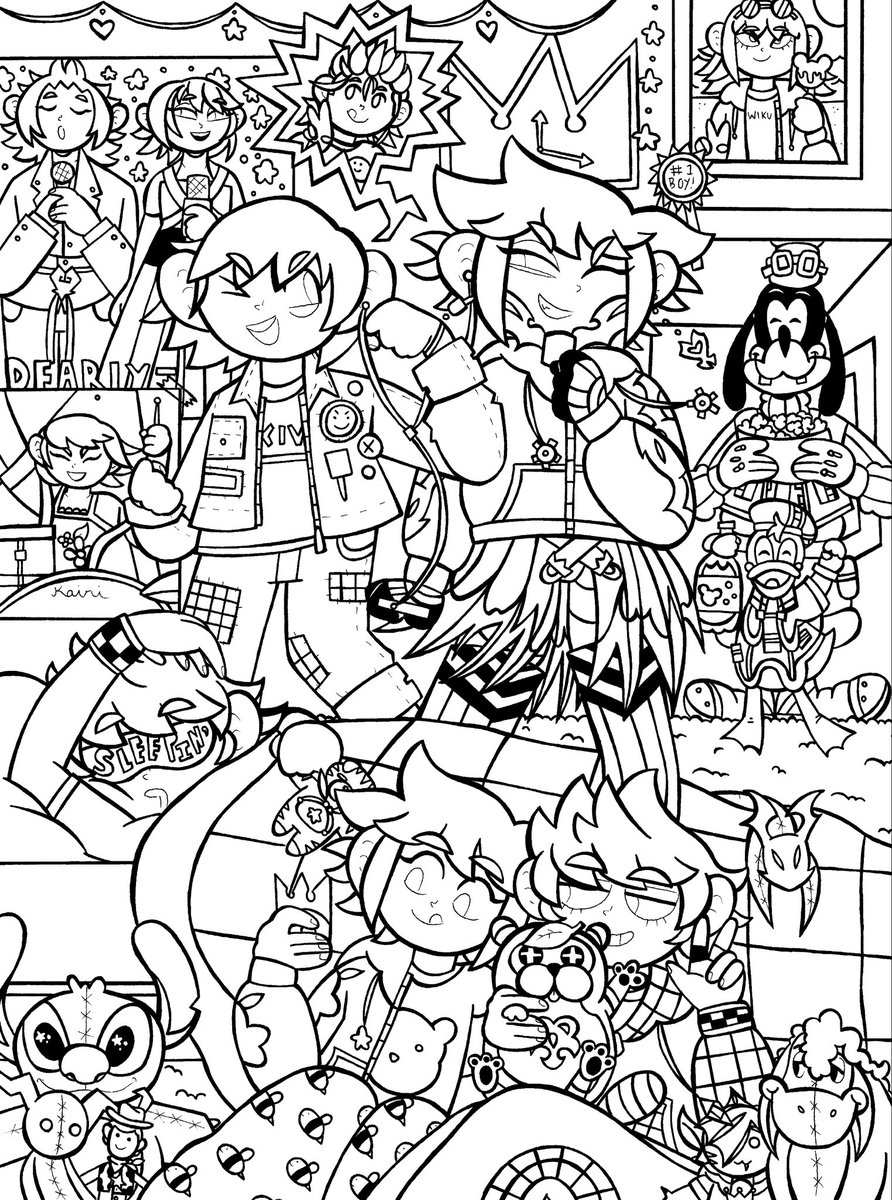 blank slate a kingdom hearts coloring book khzine twitter