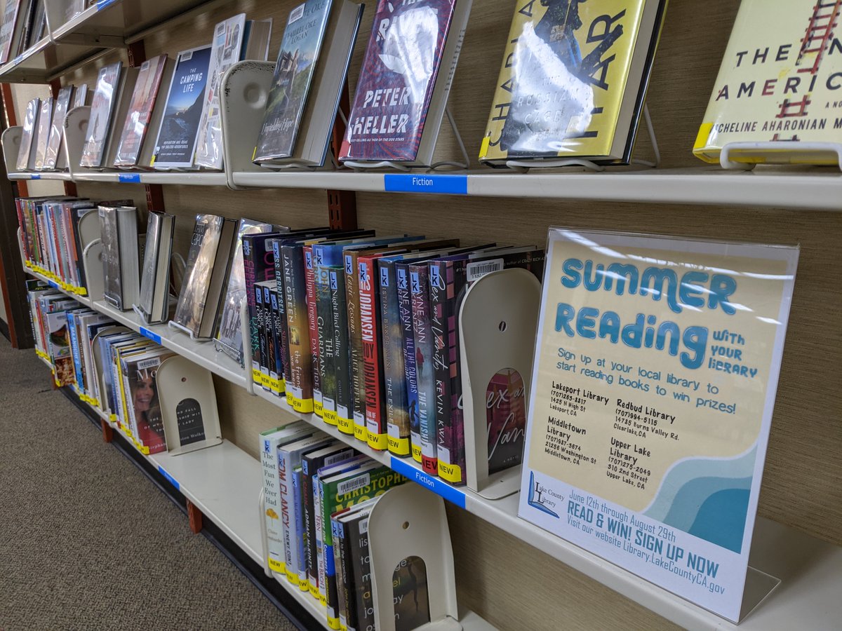 LakeCoLibrary's tweet image. Summer Reading with your Library starts today. You can log your reading and earn points to win great prizes. Adults, Teens, and Kids can sign up at your local library or sign up online by visiting our website here: lakecountylibrary.readsquared.com