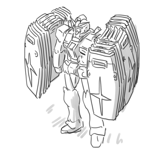 盾ガンダムを24枚装備してるGカイザー
このままGファイターへドッキングできる
セイラ「重いのでやめて欲しい」 