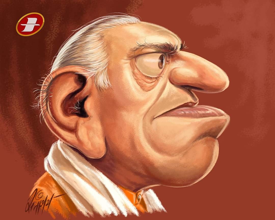 satyoday's tweet photo. Amrish Puri!
(This image is subject to copyright and strictly prohibited for any commercial use without permission of Caricaturist.)
#AmrishPuri #Mogambo #Actor #Great #Bollywood #Cinema #Hollywood #Caricature #satishupadhyaycartoonist @Toonxpress https://t.co/usMVPc0hrx