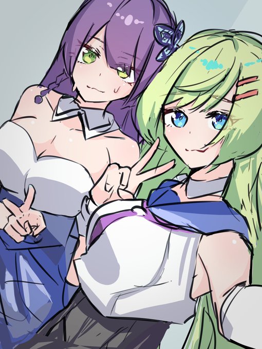 しゃしんはにがて
#御台場女学校 #ロネスネス #アサルトリリィ 