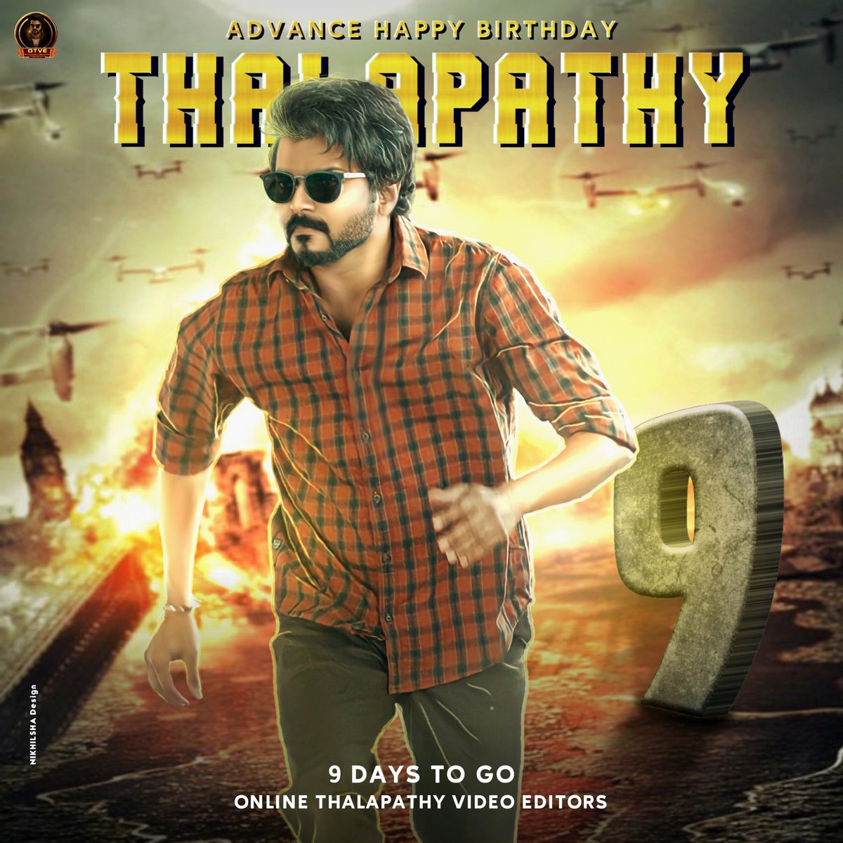 Otve_official's tweet photo. 09Days To Go For Thalapathy Birthday Spl  Design...!!❤️🌟

Advance Happy Birthday Thalaivaa♥️

Design: @NIKHILSHADesign

#09ToGoForThalapathyBirthday
#otveofficial #actorvijay

#Master #Thalapathy65
@Otve_official @actorvijay https://t.co/4v2BxE0fZe