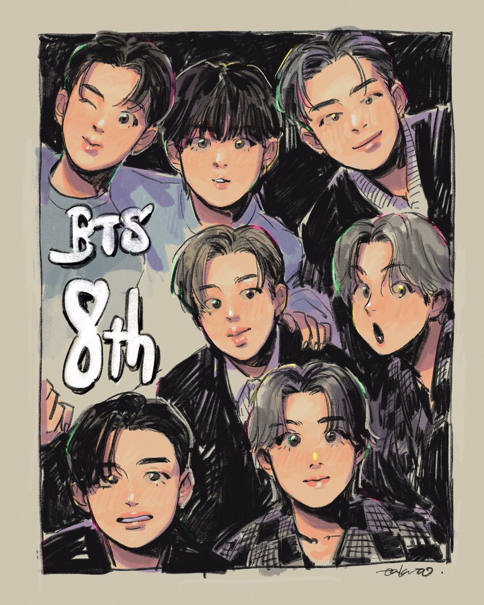 💜🐨🐱🐹🐿🐥🐻🐰💜

 #BTS8thAnniversary 