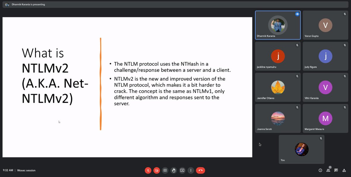 It was a pleasure hosting <a href="/KaraniaDharmik/">Dharmik Karania</a> on our wosec session today. Very informative session today morning.

Thank you Dharmik.
@v_jerusa <a href="/Judy_infosec/">CodeBash</a>