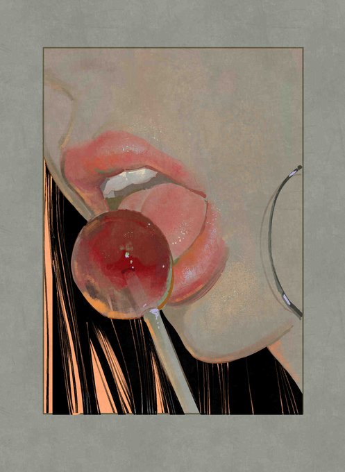 「lips」 illustration images(Popular)