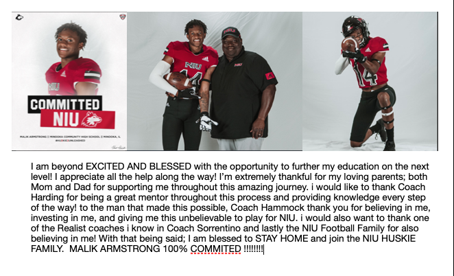 _Marmstrong14's tweet photo. @NIUCoachHammock @tonysorrentino1 @NIU_Football @illini197 @coachslusher @NxtLevelAtx @QBCoachHolc @EDGYTIM @MikeFChen @Jamaskane @PrepRedzoneIL https://t.co/TyPeVlgGHu