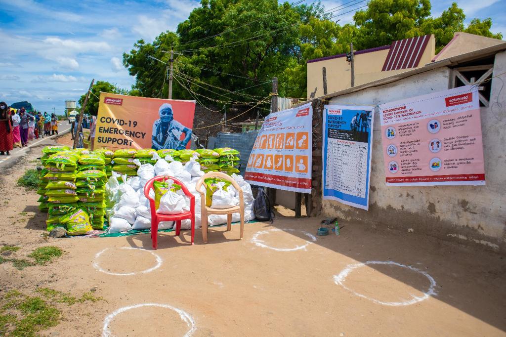 sndeep's tweet photo. Together with #CCS, today in Tuticorin, Tamil Nadu, @ActionAidIndia teams held awareness camps and distributed food rations to jobless Salt Pan Workers and Fisherfolk families https://t.co/OpaBWyMpz7