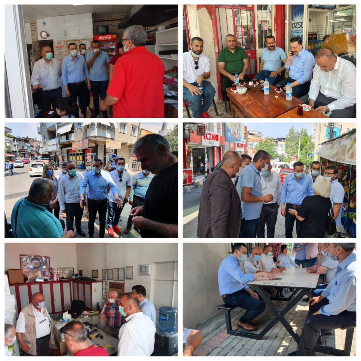 Milletvekilimiz Sn. <a href="/MAtillaKaya/">Mahmut Atilla Kaya</a> ,İl Ana Kademe Başkan Yardımcısı <a href="/harunakdag35/">Harun AKDAĞ 🇹🇷</a> , İlçe Başkanımız <a href="/irfandogruca/">İrfan Doğruca</a> ve İlçe Teşkilat Başkanımız <a href="/yakupdemir25/">YAKUP DEMİR</a> eşliğinde mahallemizin yapı taşlarından olan mahalle muhtarları ve esnaf ziyaretleri gerçekleştirildi.