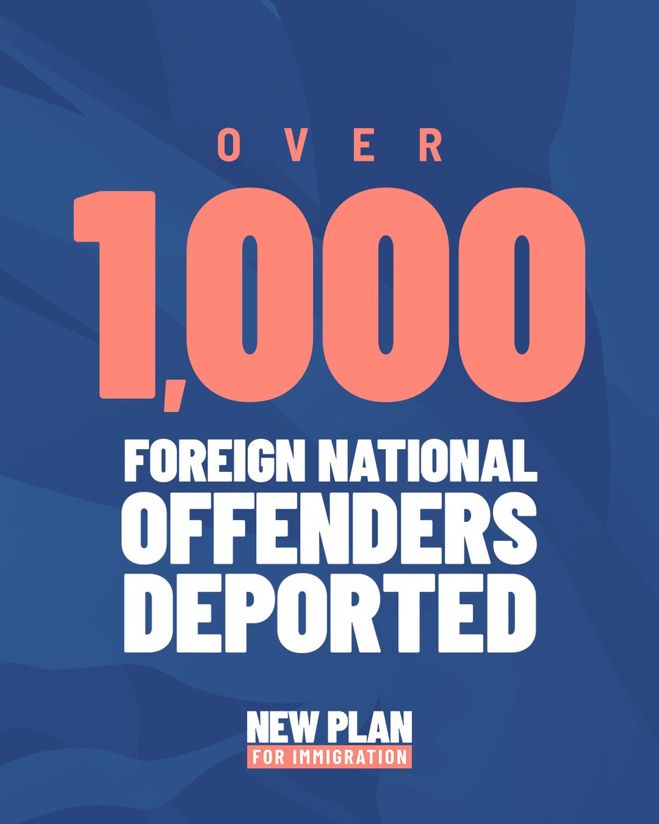 Priti Patel We Ve Now Deported Over 1 000 Foreign Criminals In 21 So Far They Include Rapists Murderers Kidnappers And Child Sexual Abusers My Newplanforimmigration Will Make It Easier For