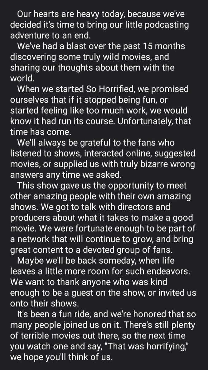 So Horrified! tweet media