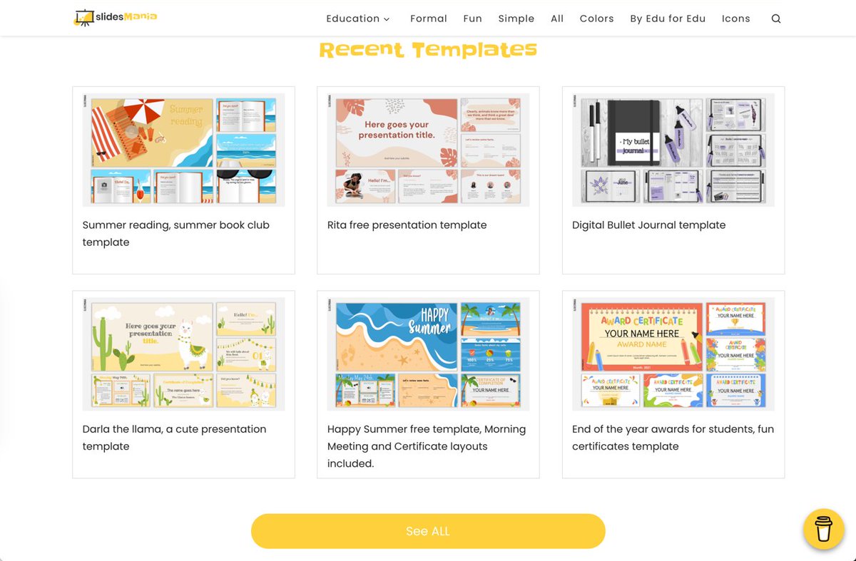 alicekeeler's tweet photo. Feeling fancy? Try downloading a free #googleSlides template from @SlidesManiaSM 
https://t.co/zZGkZH1m6p  https://t.co/GjOsRpWtIr  #googleEDU