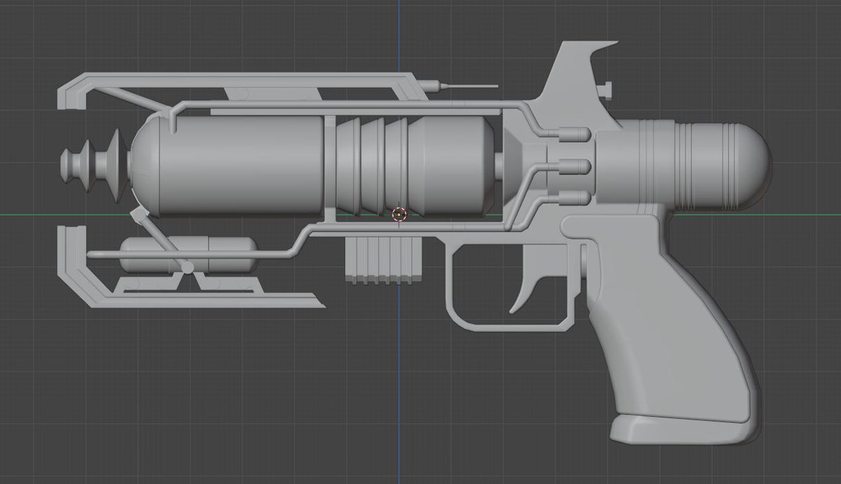 Blender練習4つめ Apex Legends『ウィングマン 無慈悲の翼 -wingman 