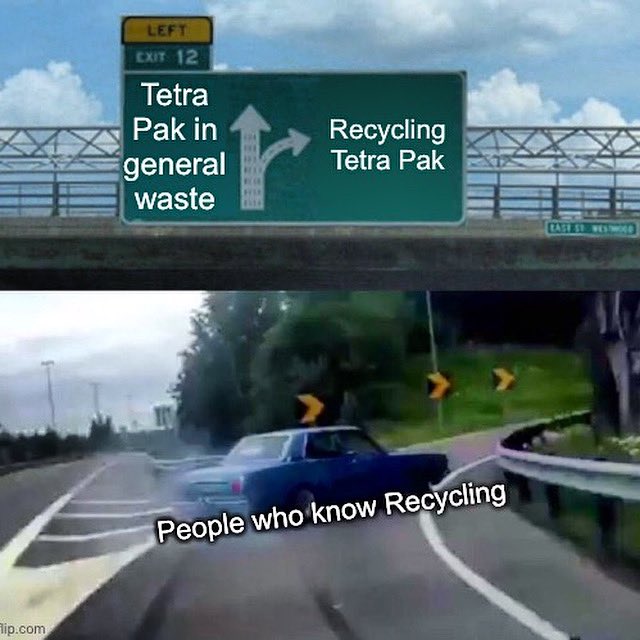 Radialem1's tweet photo. Juice cartons? Bin or recycle🤷‍♀️ 
 
We can now recycle Tetra Pak ( juice cartons and certain packaging) within the Brent area and most of the UK.

#London #climatechange #flytipping #wembley #ecofriendly
#Sustainability 
#recycling 
#radialem
#recyclingmemes
#memes
#ecofriendly https://t.co/KcudvnoZK8